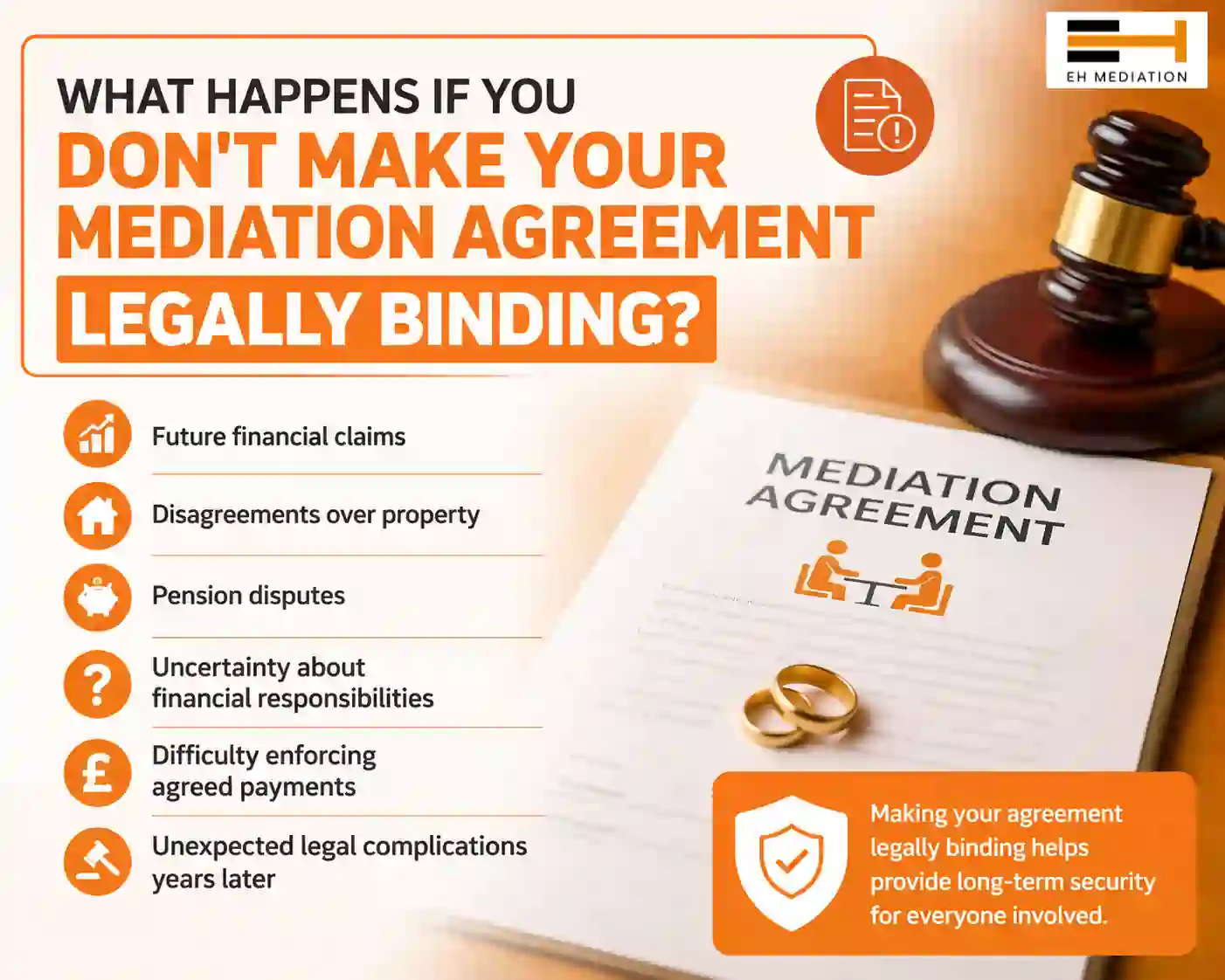 What Happens If You Don't Make Your Mediation Agreement Legally Binding Southwark?